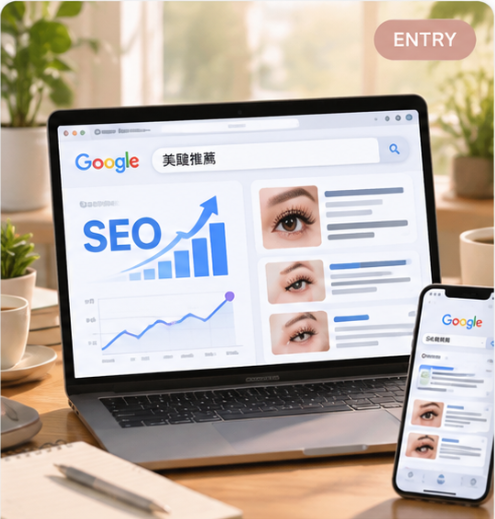 【美業網站 SEO 攻略】讓客戶主動找到妳！搜尋引擎排名關鍵